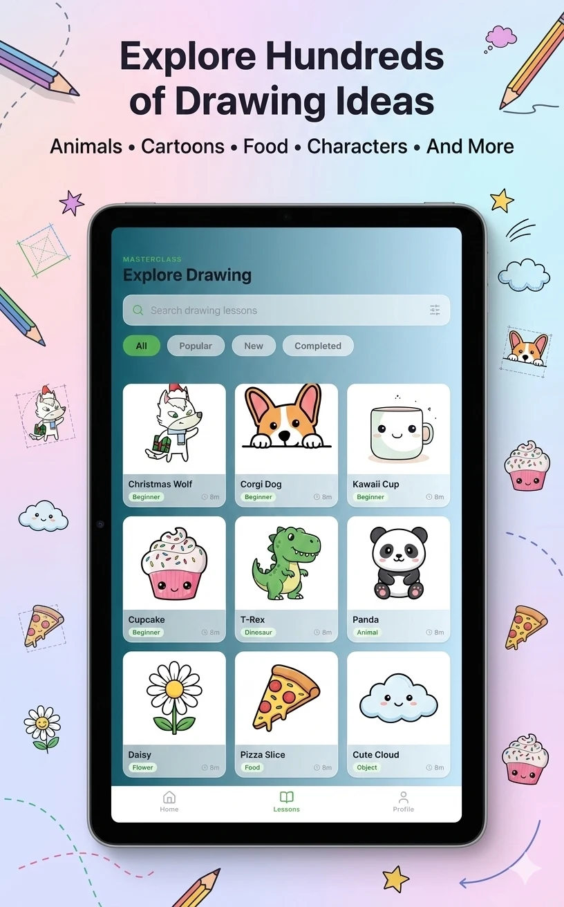 SketchStep - Learn to Draw screenshot
