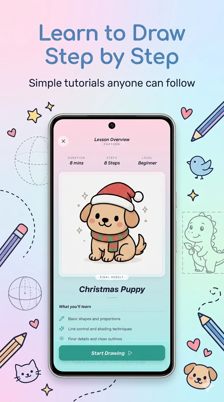 SketchStep - Learn to Draw screenshot